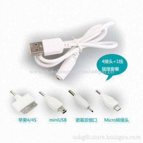 Wallet Style LED Flashlight Power Bank 20,000mAh with 8 Adapters Connectors
